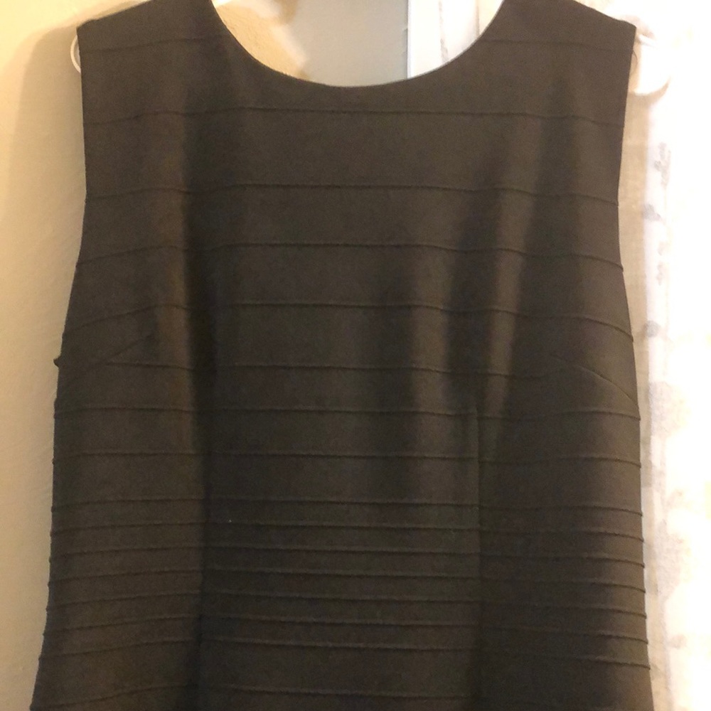 Margaret M Black Textured Knit Sleeveless Dress XL - Picture 3 of 6